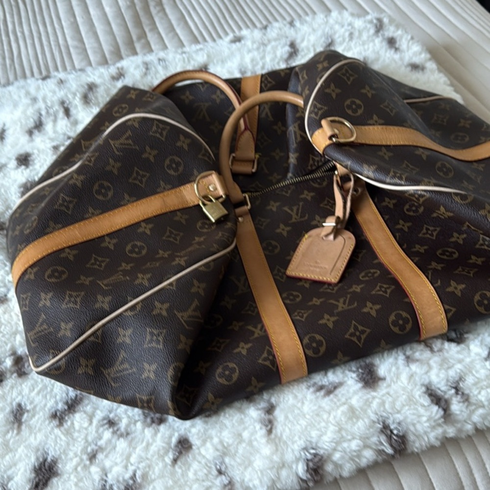 Louis Vuitton Monogram Canvas with Tan Accents